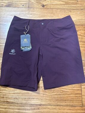 NWT Kailas Women’s Large Rock Climbing Outdoor Shorts in Deep Plum Purple Color